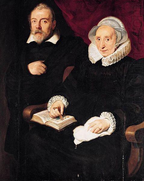 Cornelis de Vos Portrait of Elisabeth Mertens and Her Late Husband china oil painting image